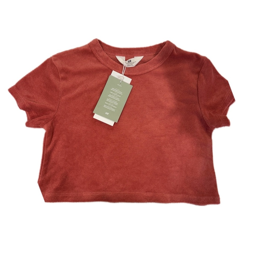 H& M Child’s Rust Terry Cloth Short set US 5/6